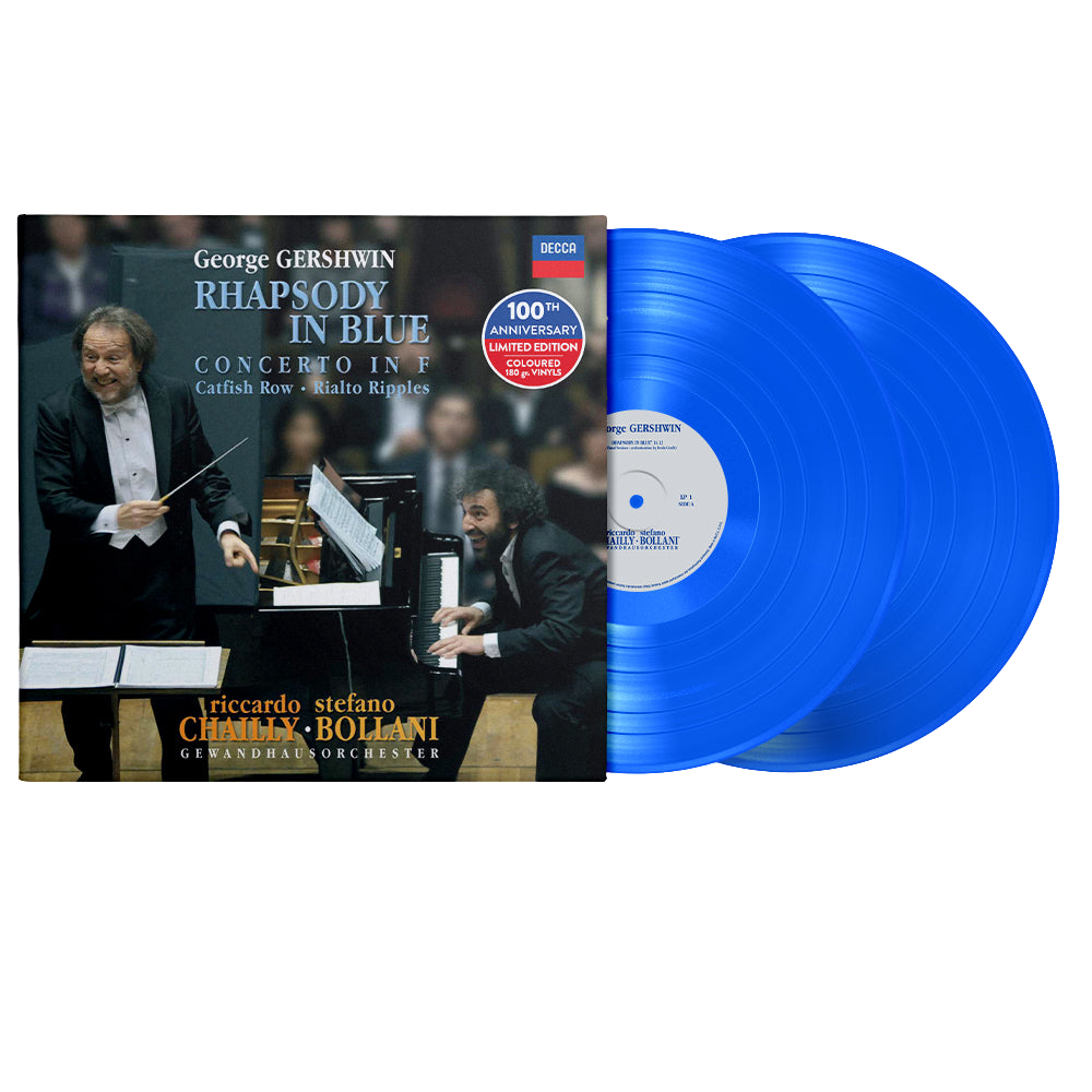 Stefano Bollani, Riccardo Chailly, Gewandhausorchester, Gerswhin: Rhapsody in Blue | Doppio Vinile Colorato Numerato 1