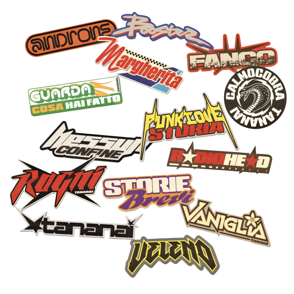 Tananai, 14 Sticker titoli tracklist | CALMOCOBRA 1