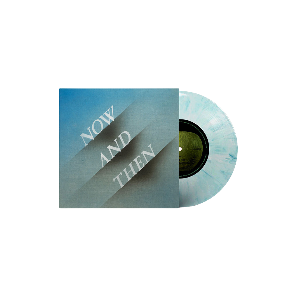 The Beatles, Now and Then | Vinile 7'' Blue/White Marble 1