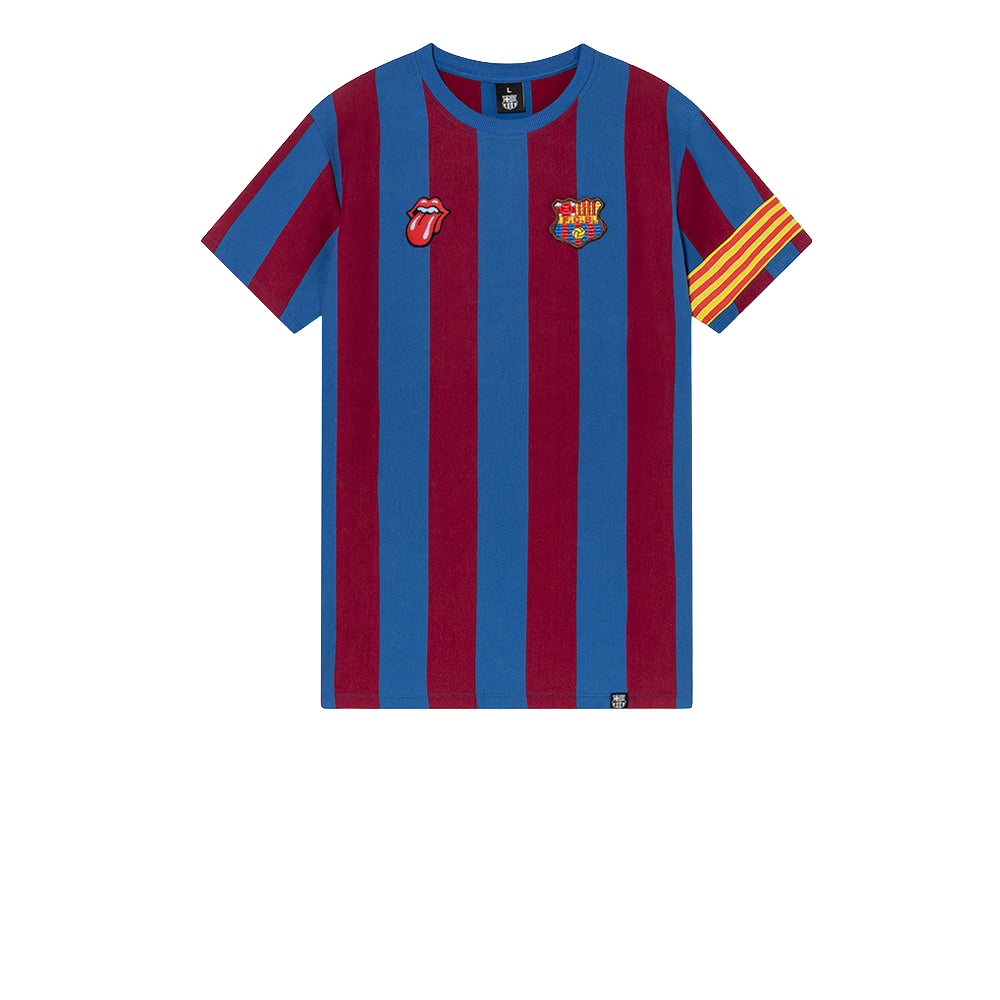 The Rolling Stones, Hackney Diamonds x FC Barcelona | Jersey T-shirt 1