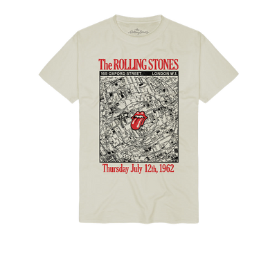 The Rolling Stones, Marquee Club Anniversary Map | T-Shirt 1