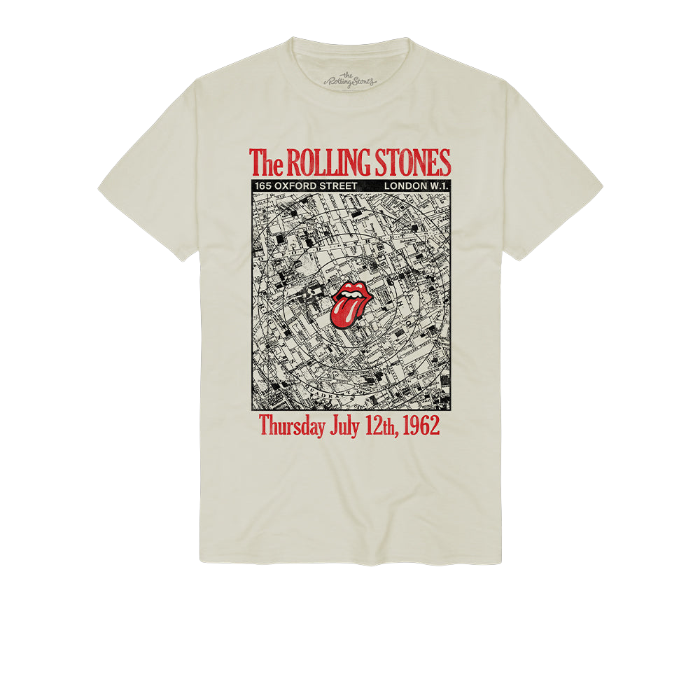 The Rolling Stones, Marquee Club Anniversary Map | T-Shirt 1
