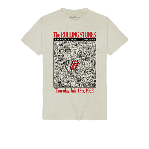 The Rolling Stones, Marquee Club Anniversary Map | T-Shirt 1