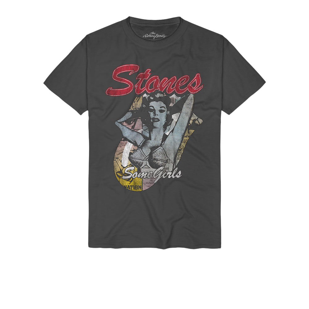 The Rolling Stones, Some Girls Charcoal | T-Shirt 1