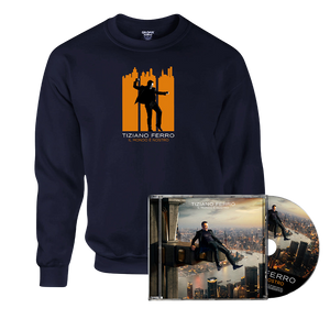 Tiziano Ferro, Felpa 'La Vita Splendida' + CD 'Il Mondo è Nostro' | CD + Felpa Uomo 1