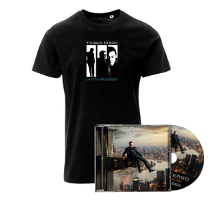 Tiziano Ferro, T-Shirt 'La Vita Splendida' + CD 'Il Mondo è Nostro' | CD + T-shirt Uomo 1