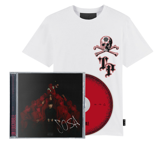 Tony Effe, Untouchable | CD Autografato + T-Shirt Philipp Plein 1