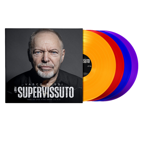 Vasco Rossi, IL SUPERVISSUTO | Box 4LP colorati 1