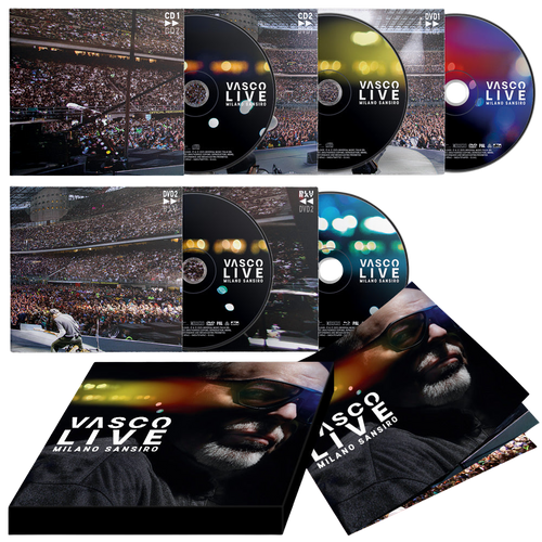 Vasco Rossi, VASCO LIVE Milano Sansiro | 2CD + 2DVD + Blu-ray Box Set 1