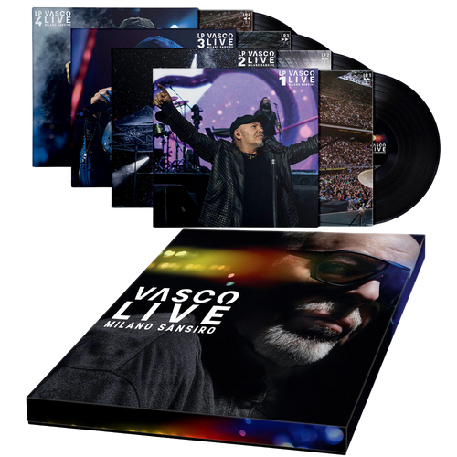 Vasco Rossi, VASCO LIVE Milano Sansiro | 4 LP Box Set Numerato 1