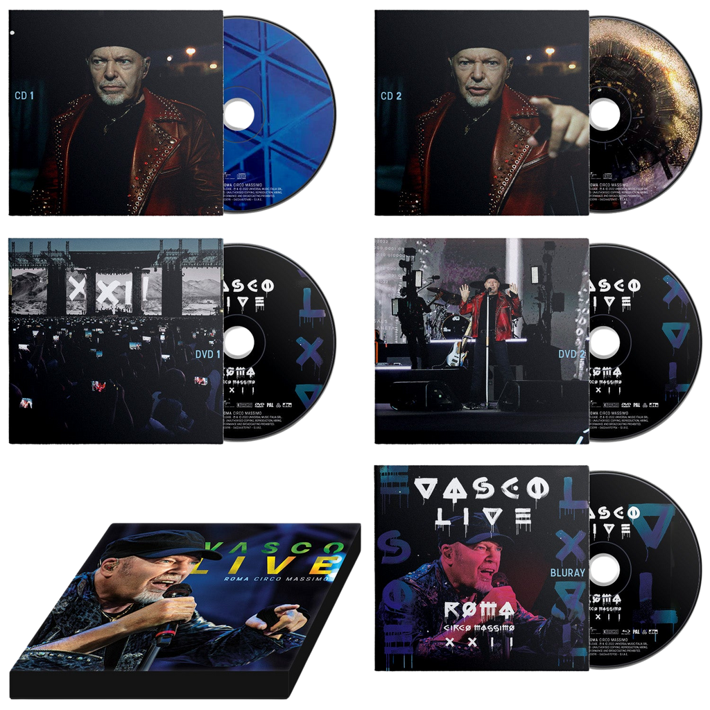 Vasco Rossi, VASCO LIVE - Roma Circo Massimo | 2CD + 2DVD + Blu-ray 1