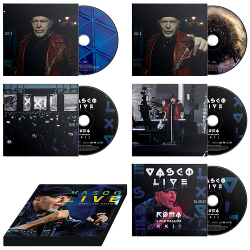 Vasco Rossi, VASCO LIVE - Roma Circo Massimo | 2CD + 2DVD + Blu-ray 1