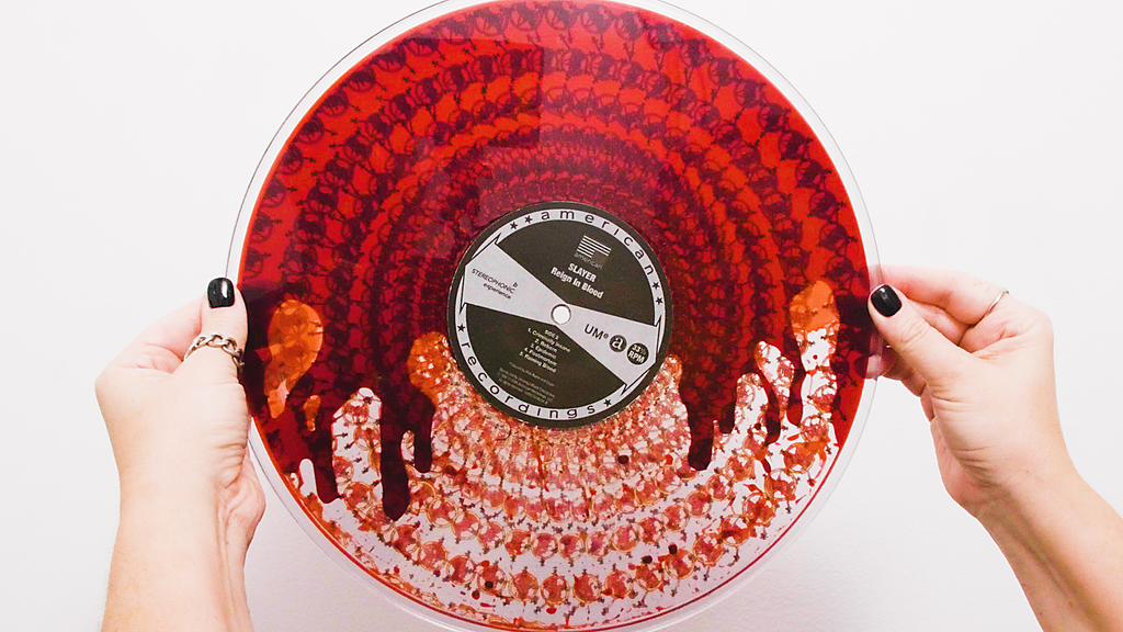 Reign In Blood (40th Anniversary) | LP Zoetrope ''Blood'' Filled