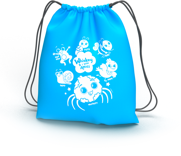 Whiskey Il Ragnetto | Zainetto Blu