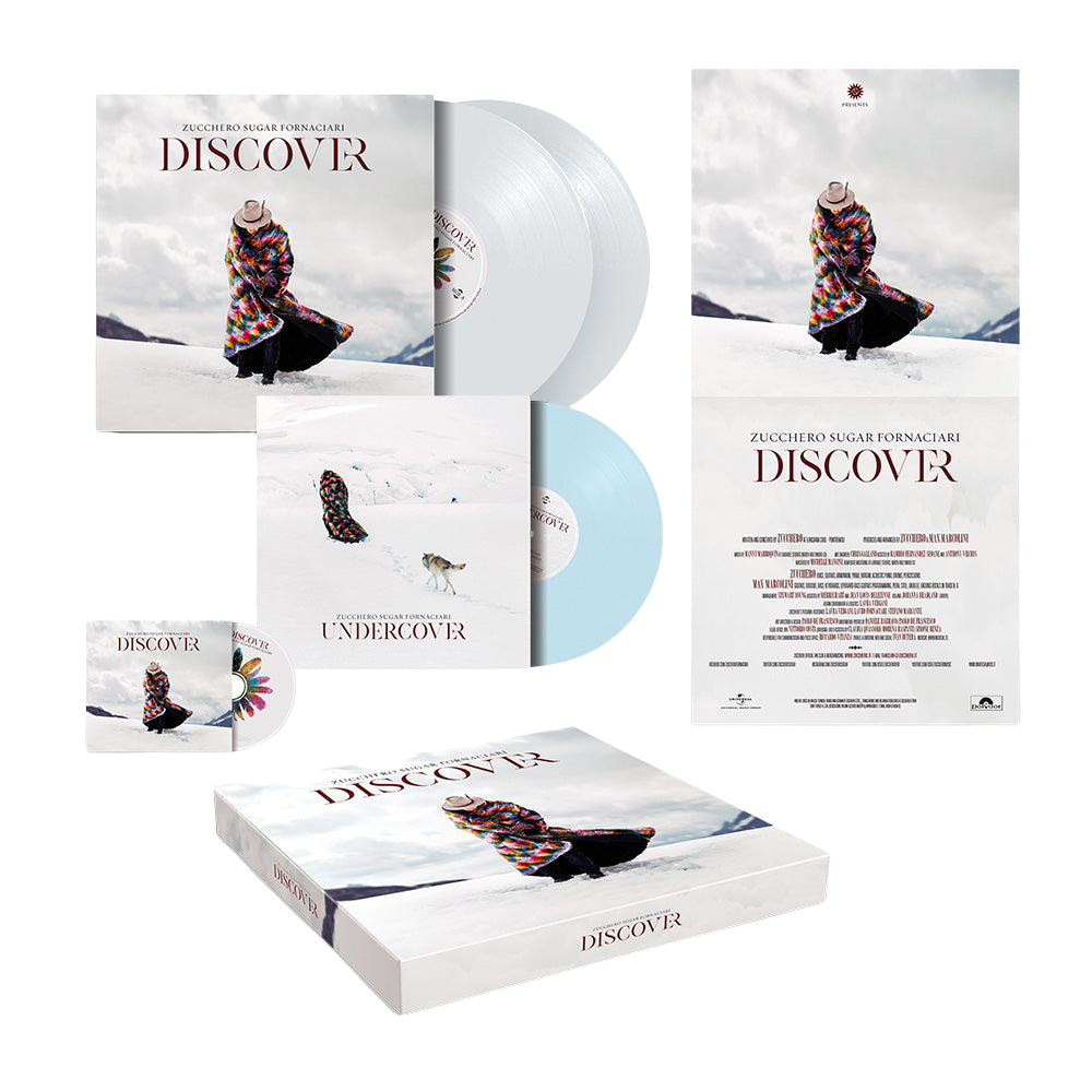 Zucchero, Discover | Box: CD Deluxe + Doppio Vinile Bianco 12'' + Vinile Colorato 10'' 1