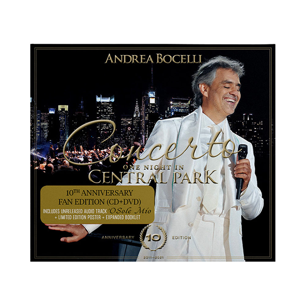 Concerto: One Night In Central Park - 10th Anniversary (CD+DVD+Poster)