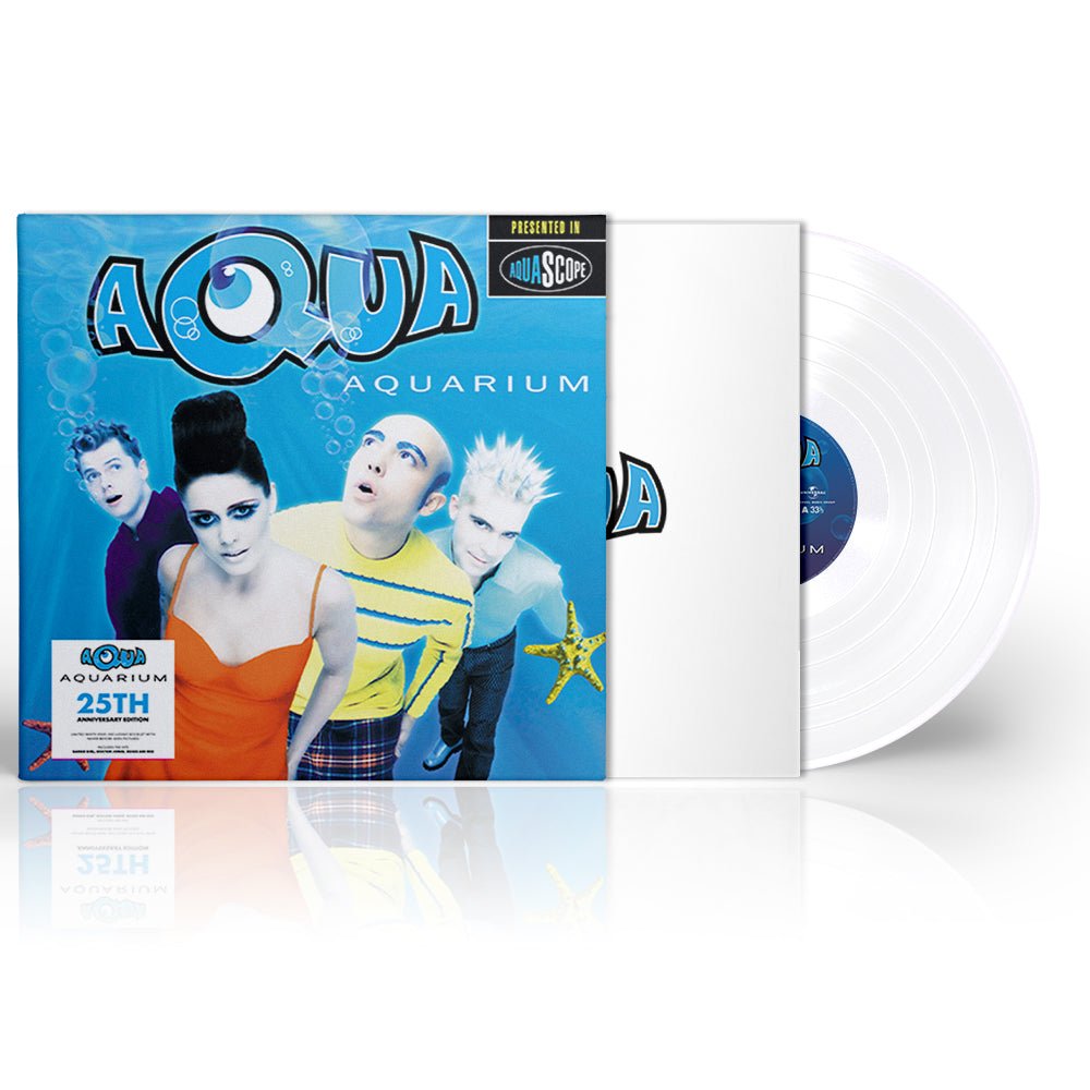 Vinile bianco dell'album Aquarium 25th Anniversary