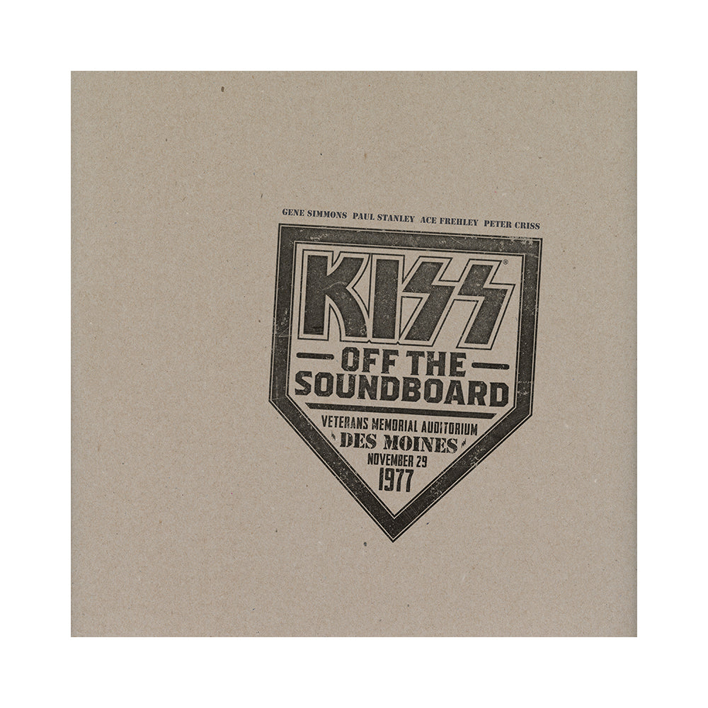 Copertina dei Kiss Off The Soundboard: Des Moines 