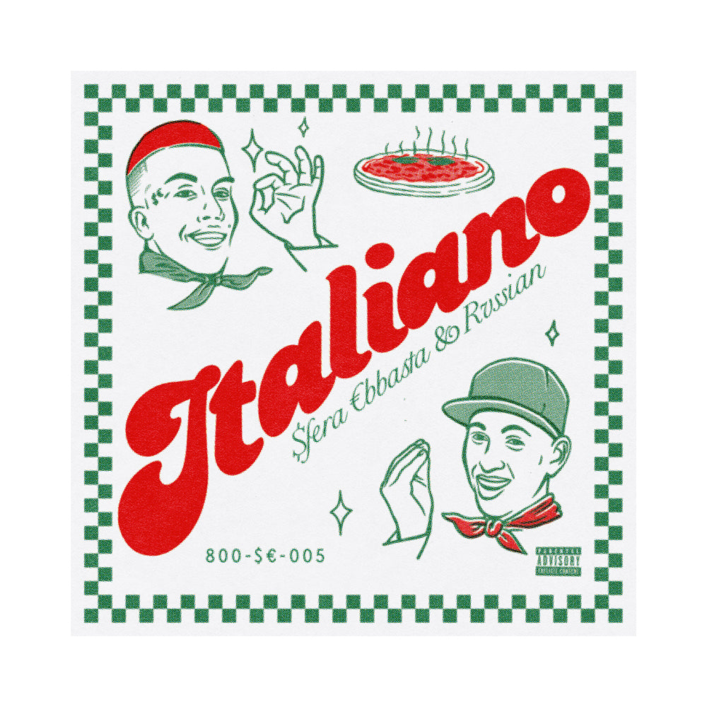 Italiano | Vinile Rosso + Piatto Pizza