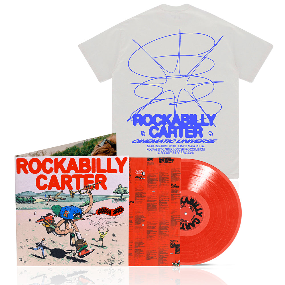 Rockabilly Carter | Vinile Colorato Autografato + T-shirt
